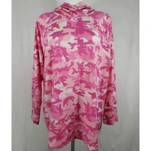 XL Lularoe Amber pink camo BCA pink ribbons